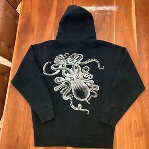 The Kraken Black Spiced Rum Hoodie Sweatshirt Size M Men Women Octopus Zip Up